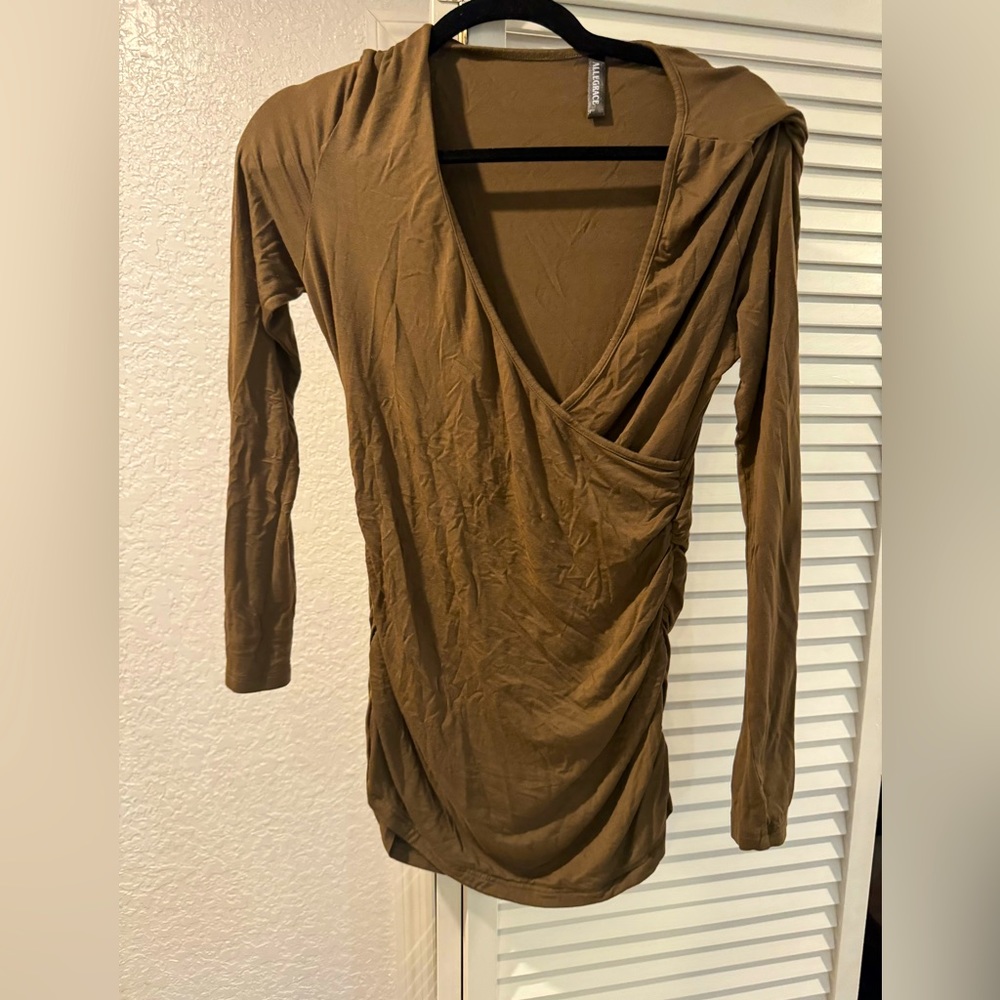 Maternity shirt green